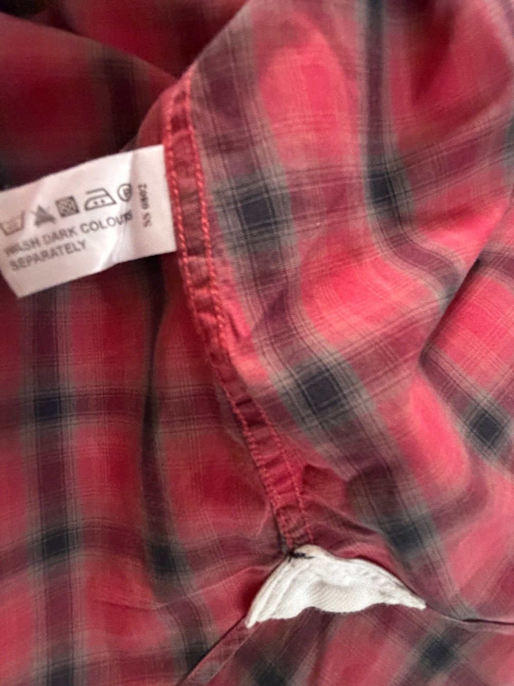 PINK by Thomas Pink Jermyn Street London Men’s XL Red Plaid 100% Cotton - Picture 4 of 9